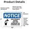 Signmission Non-Potable Water Not For Drinking Cooking, 10 in W x Rectangle, Vinyl Decal OS-2PACK-NS-D-710-L-16242 - alternate 4